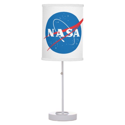 Iconic NASA Table Lamp Linen Shade Minimalist