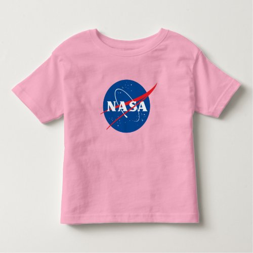 Iconic NASA Toddler T_Shirt Celestial Pink