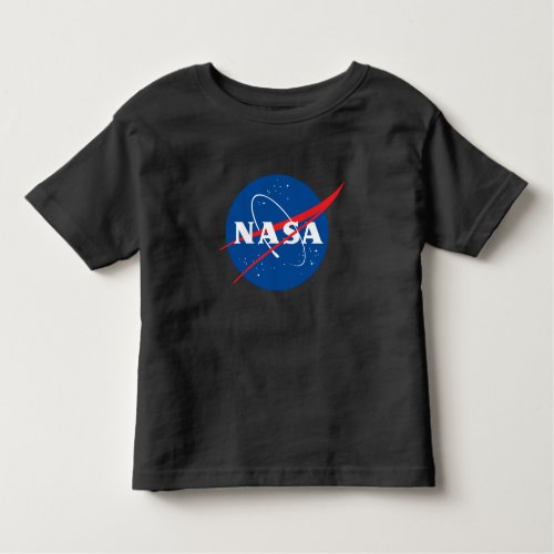 Iconic NASA Toddler T_Shirt Eclipse Black