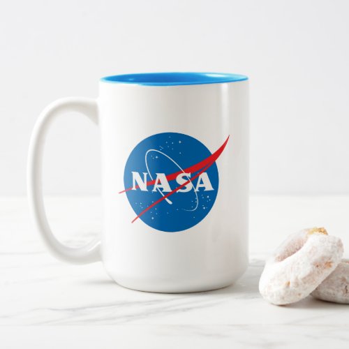 Iconic NASA Uranus Blue Trim Bistro Mug