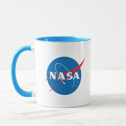 Iconic NASA Uranus BlueWhite Ceramic Mug
