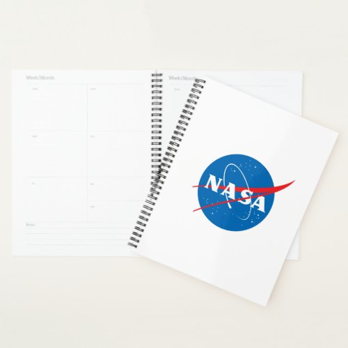 Iconic NASA WeeklyMonthly Planner Black Spiral