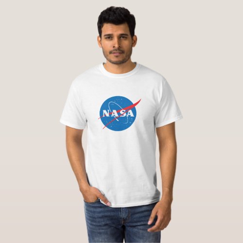 Iconic NASA White T_Shirt Student Value Edit