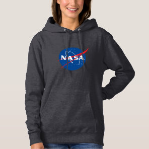 Iconic NASA Women’s Hoodie (Meteorite Gray)