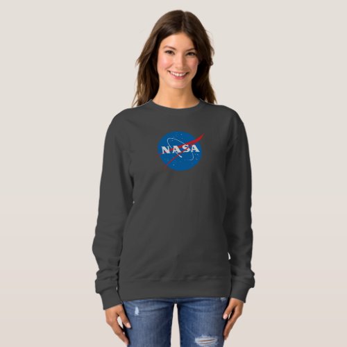 Iconic NASA Womens Sweatshirt Dark Gray