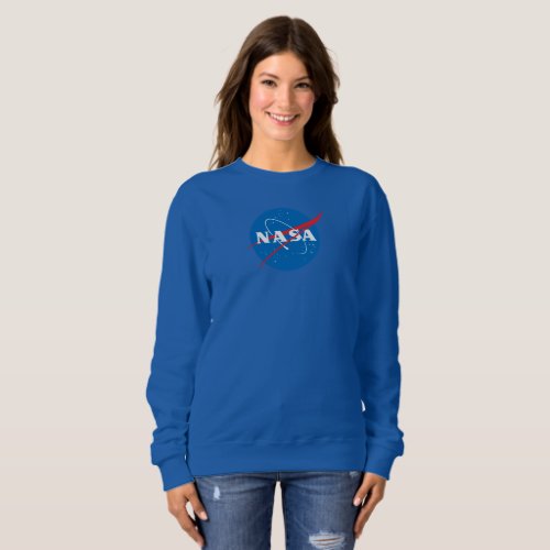 Iconic NASA Womens Sweatshirt Royal