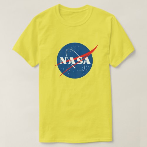 Iconic NASA Womens T_Shirt Sun Yellow