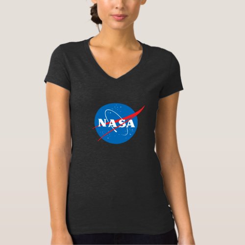 Iconic NASA Womens Trim T_Shirt Meteorite Gray
