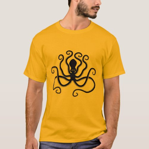 Iconic Octopus from Minoan Marine Style Pottery T_Shirt