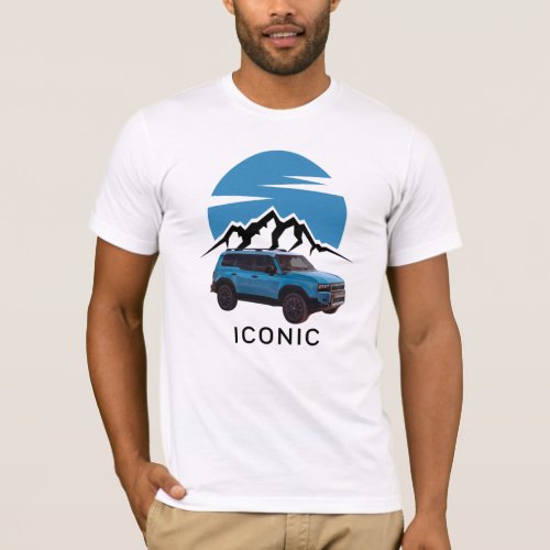 Iconic Outdoor Offroad Vehicle Retro Design T_Shirt