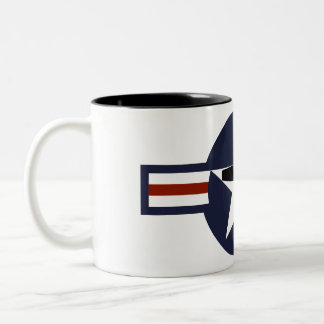 Iconic P51 Mustang Two-Tone Coffee Mug