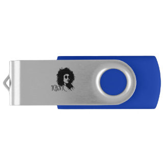 ICONIC Queen – Afro Glam Art Flash Drive