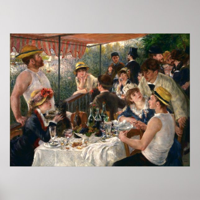 Iconic Renoir Luncheon of the Boating Party Poster (Front)