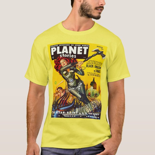 ICONIC RETRO SCI FI ILLUSTRATION T-Shirt (Front)