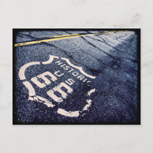 Iconic Route 66 Postcard