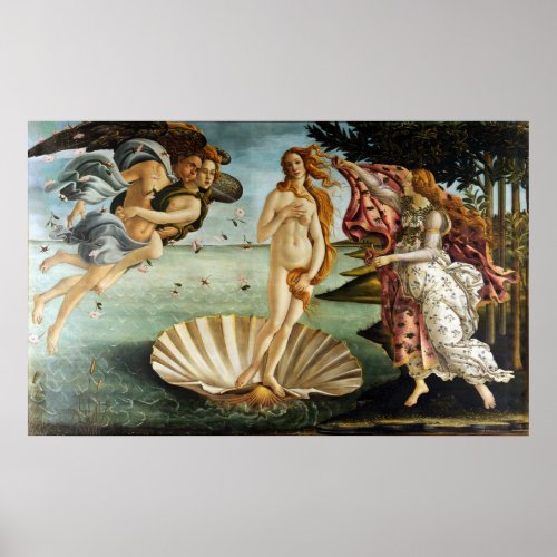Iconic Sandro Botticelli The Birth of Venus Poster