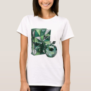 Iconic Silver ABSTRACT ART Fashion Print T-Shirt