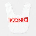 Iconic Stamp Baby Bib