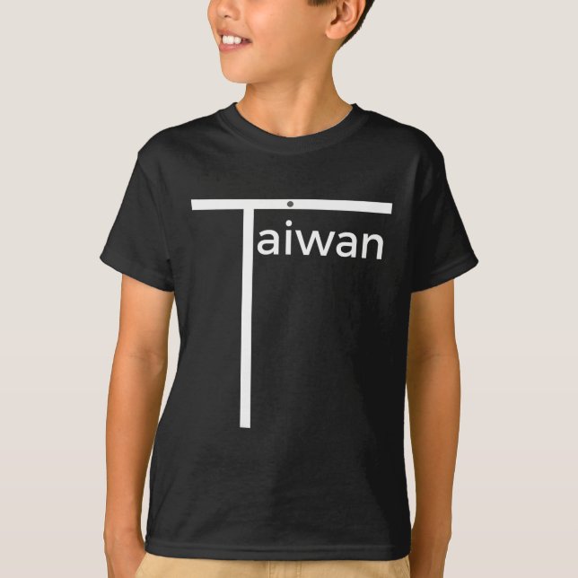Iconic Taiwan Badminton Team Inspired Funny Flag D T-Shirt (Front)