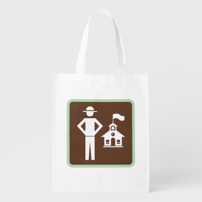 Iconic Teacher-Ranger grocery bag (Front)