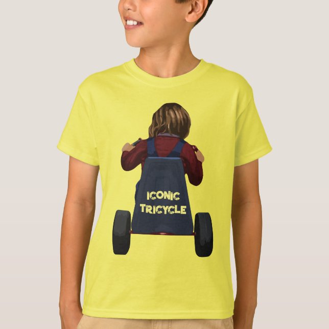 Iconic Tricycle Halloween Cute Kid Boy Girl 2023 T-Shirt (Front)
