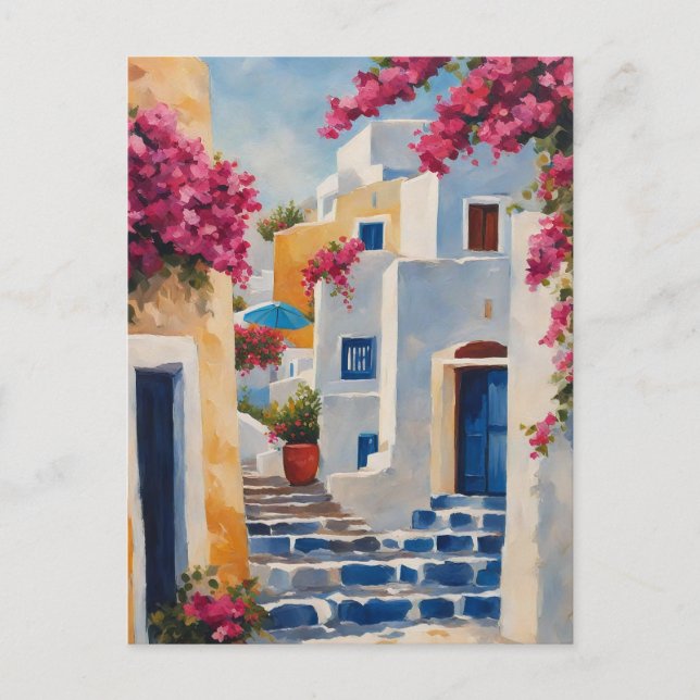 Iconic Views of Oia Postcard (Front)