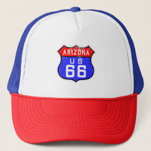 Iconic Vintage Route 66 Arizona Trucker Hat