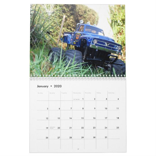 2012 RC Car Calendar