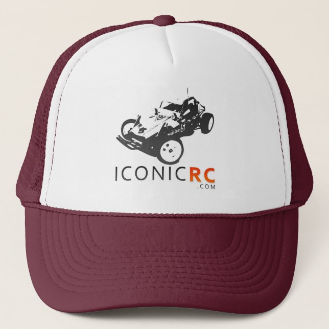IconicRC Trucker Hat - Maroon (Front)