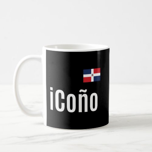 Icono Proud Dominican Republic Flag Hispanic Humor Coffee Mug