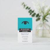 Iconographic Optical Appointment Business Card (Standing Front)