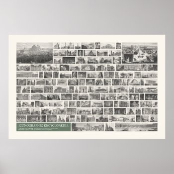 Iconography - Architecture Scenes Poster by creativ82 at Zazzle