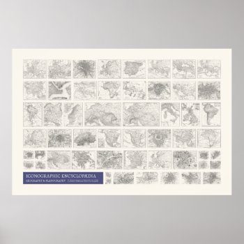 Iconography - Geography & Planography Poster by creativ82 at Zazzle