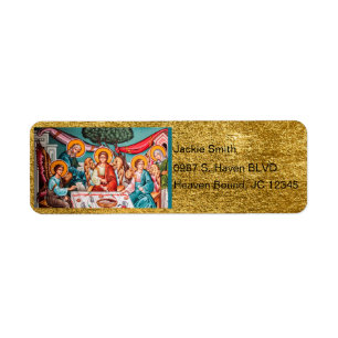 Iconography l Christian l Last Supper l  Label