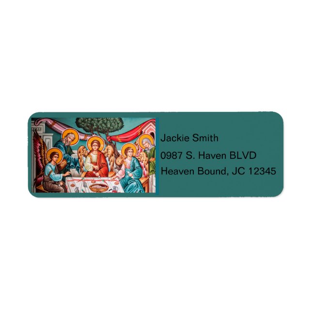 Iconography l Christian l Last Supper l  Label (Front)