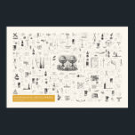 Iconography - Mathematics Poster<br><div class="desc">Each poster depicts a custom collage that includes every illustration of that subject in the encyclopedia.</div>