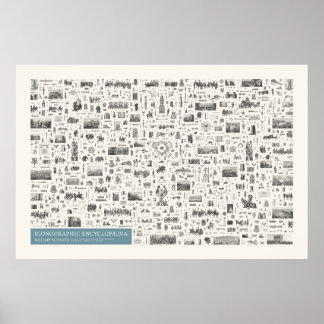 Iconography - Military Sciences Figures Poster