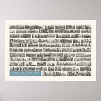 Iconography - Military Sciences Scenes Poster