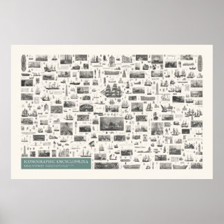 Iconography - Naval Sciences Figures Poster
