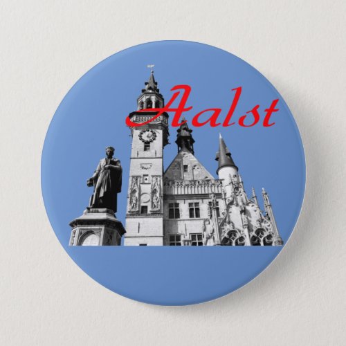 Icons of Aalst Belgium Souvenir Button