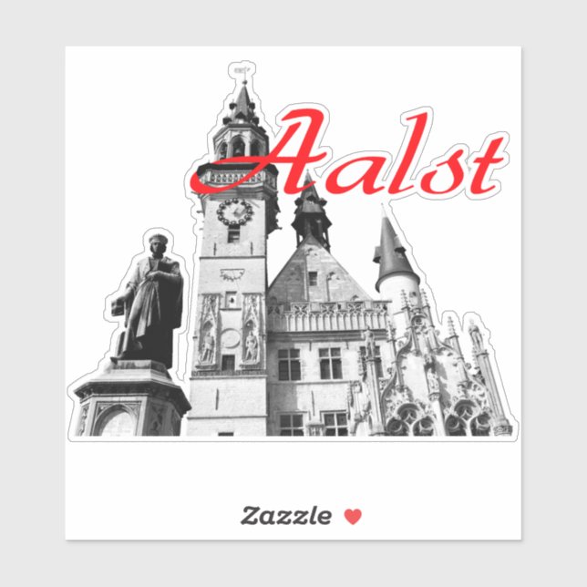 Icons of Aalst Souvenir Sticker (Sheet)
