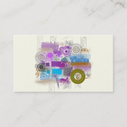Icons - Retro Grunge - Business Profile Cards Business Card