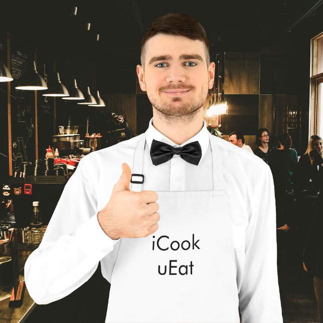 iCook  uEat  Apron (Creator Uploaded)