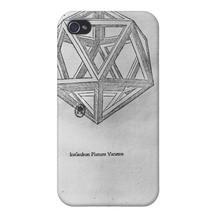 Icosahedron, 'De Divina Proportione' Cover For iPhone 4