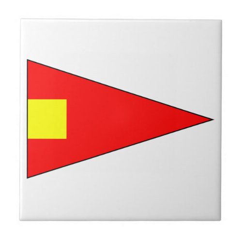 ICS Flag 4th Substitute Ceramic Tile