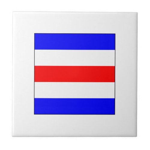 ICS Flag C Ceramic Tile