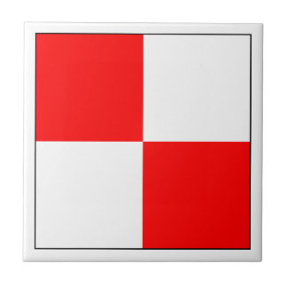 ICS Flag U Ceramic Tile
