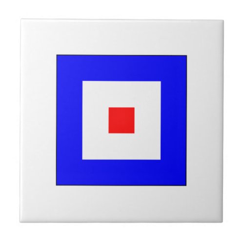 ICS Flag W Tile