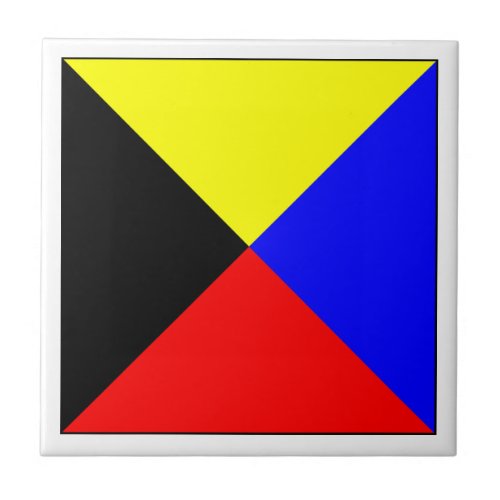 ICS Flag Z Ceramic Tile