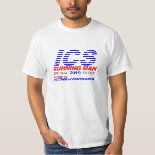 ICS Running Man Faded T-Shirt